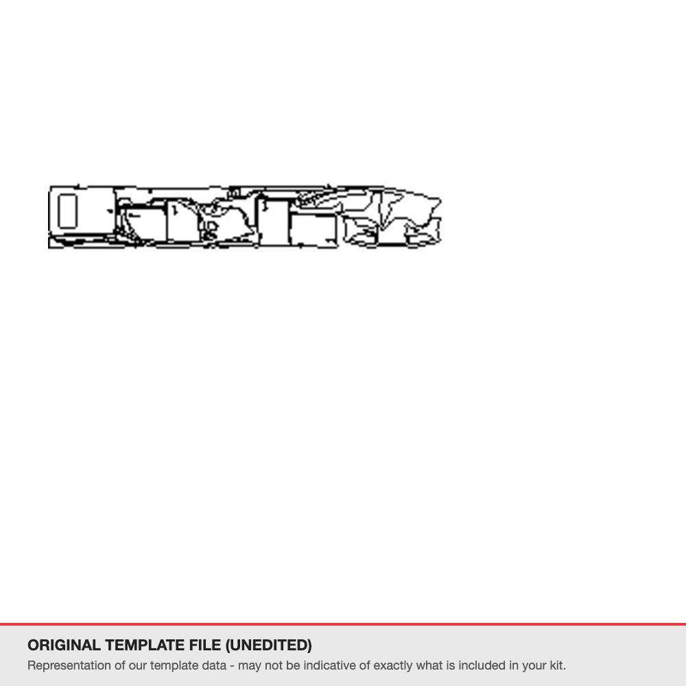 Audi RS7 2019-2020 original template file