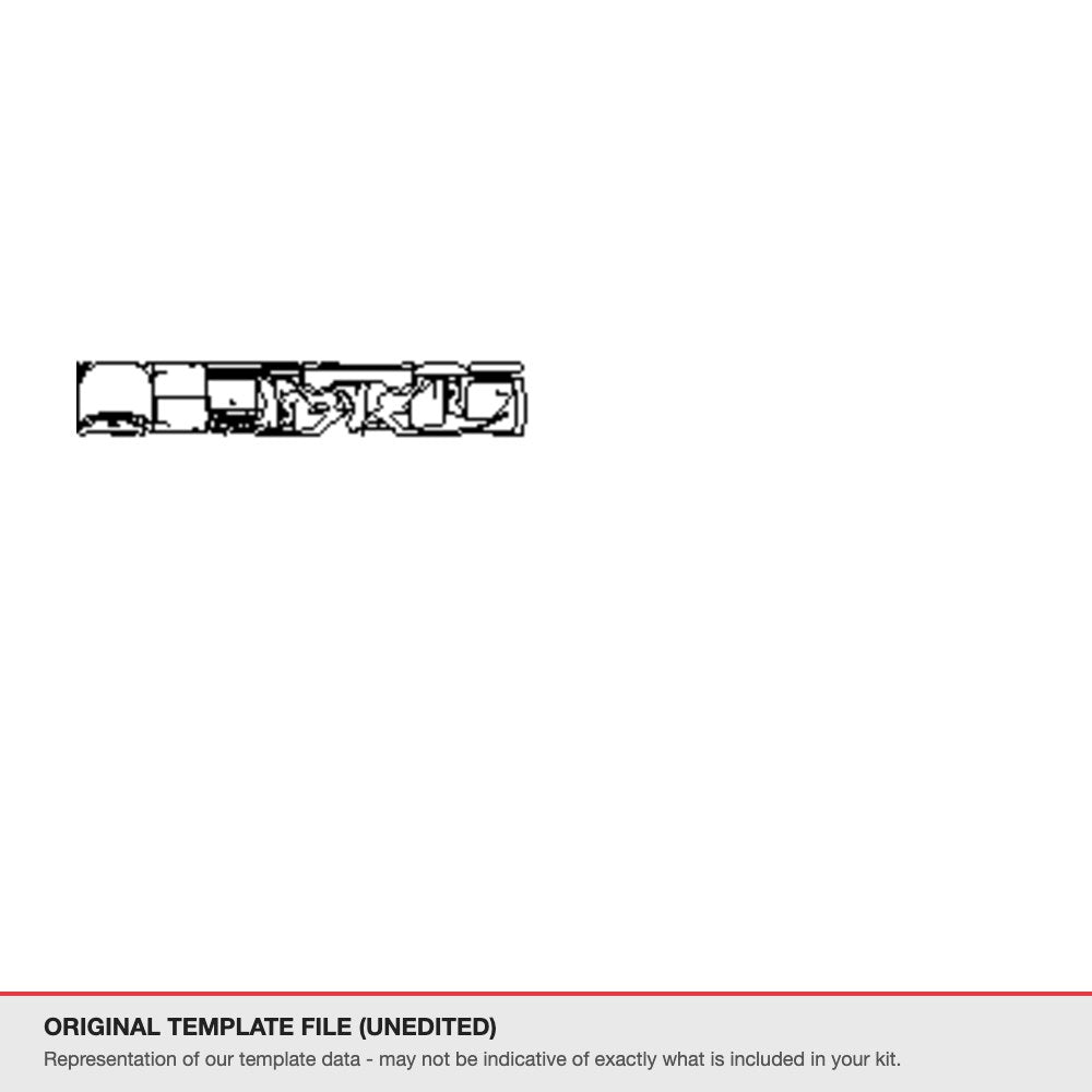 Audi S3 Sportback 2017-2020 original template file