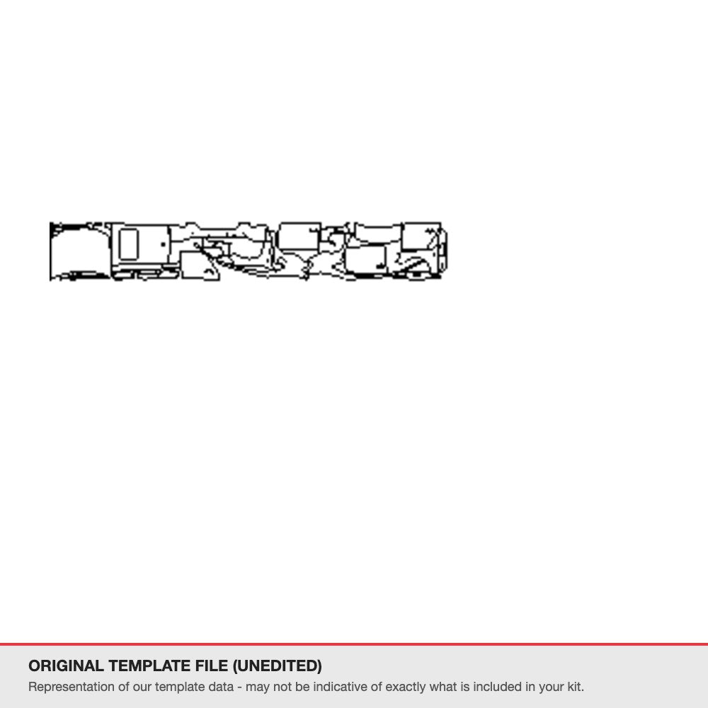 Audi S4 2013-2017 original template file