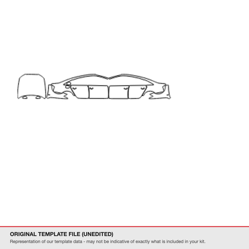 Audi S6 2013-2015 original template file