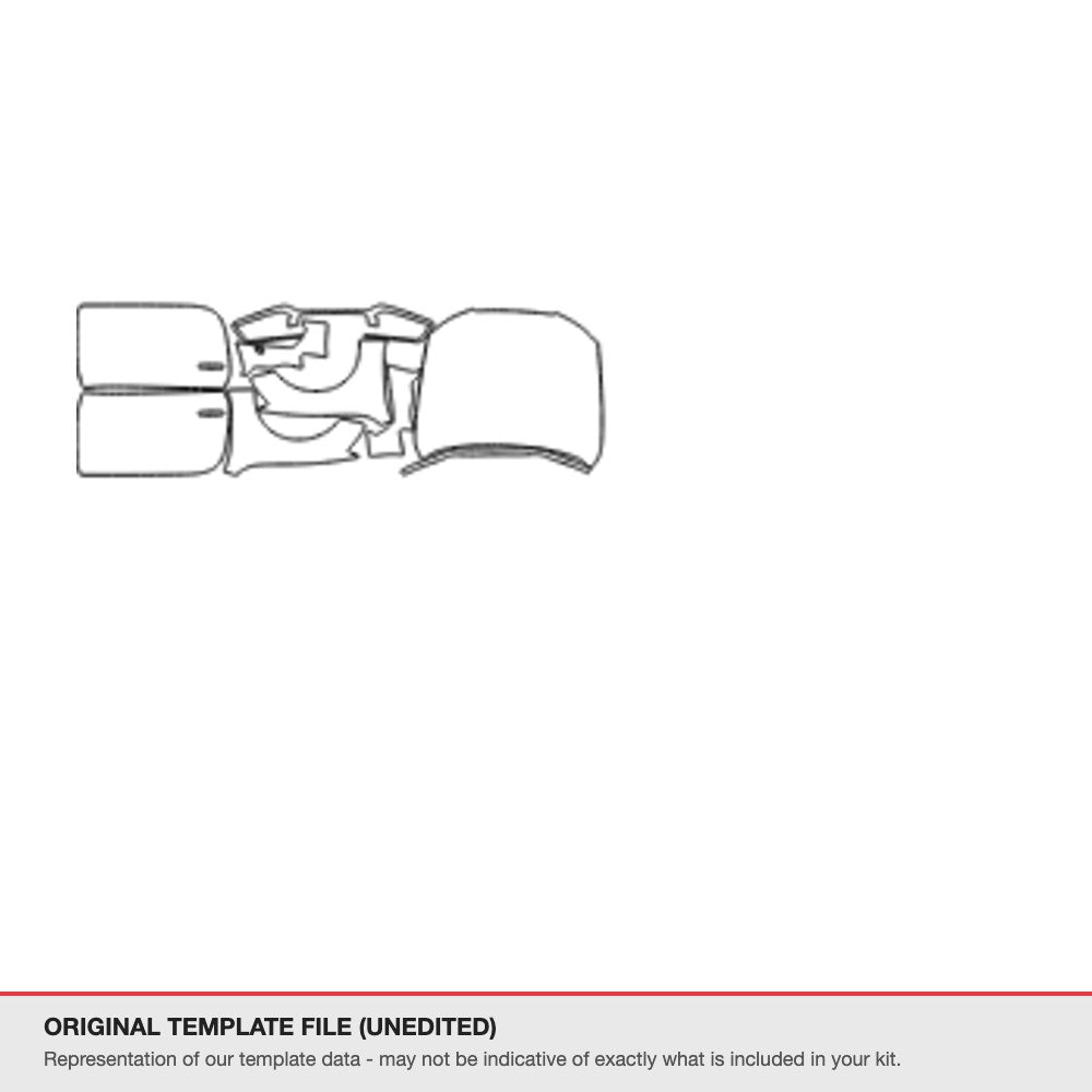 Audi A5 Coupe 2016 original template file (template 3)