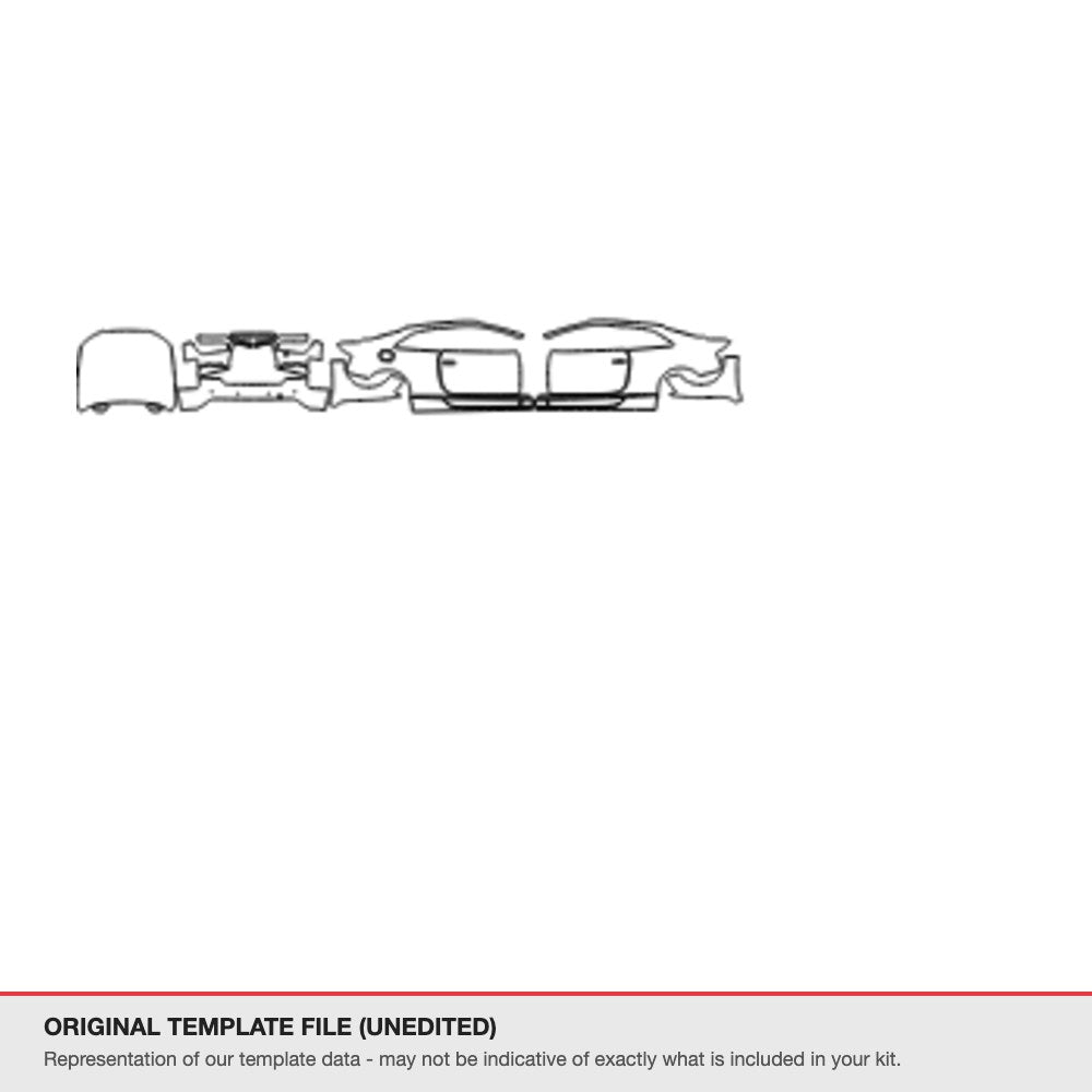 Audi A5 Coupe 2016 original template file (template 1)