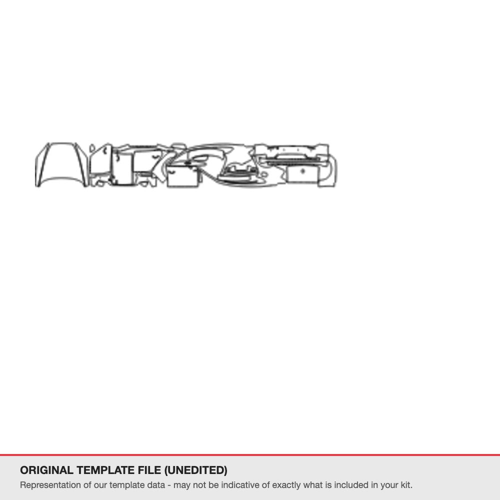 Audi A5 Sportback 2017-2020 original template file