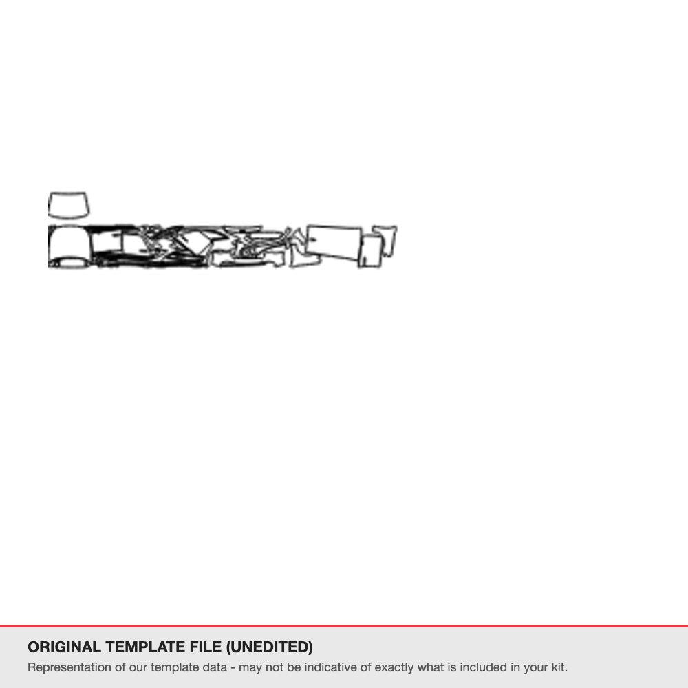Audi A5 Avant 2025+ original template file (template 2)