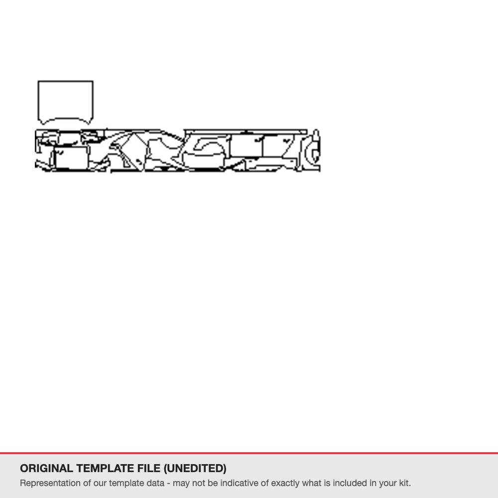 Audi S8 2018-2022 original template file