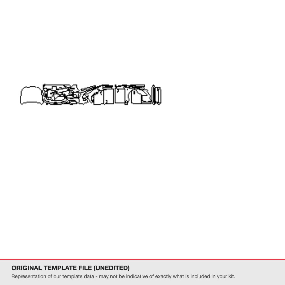 Audi SQ5 2014-2016 original template file