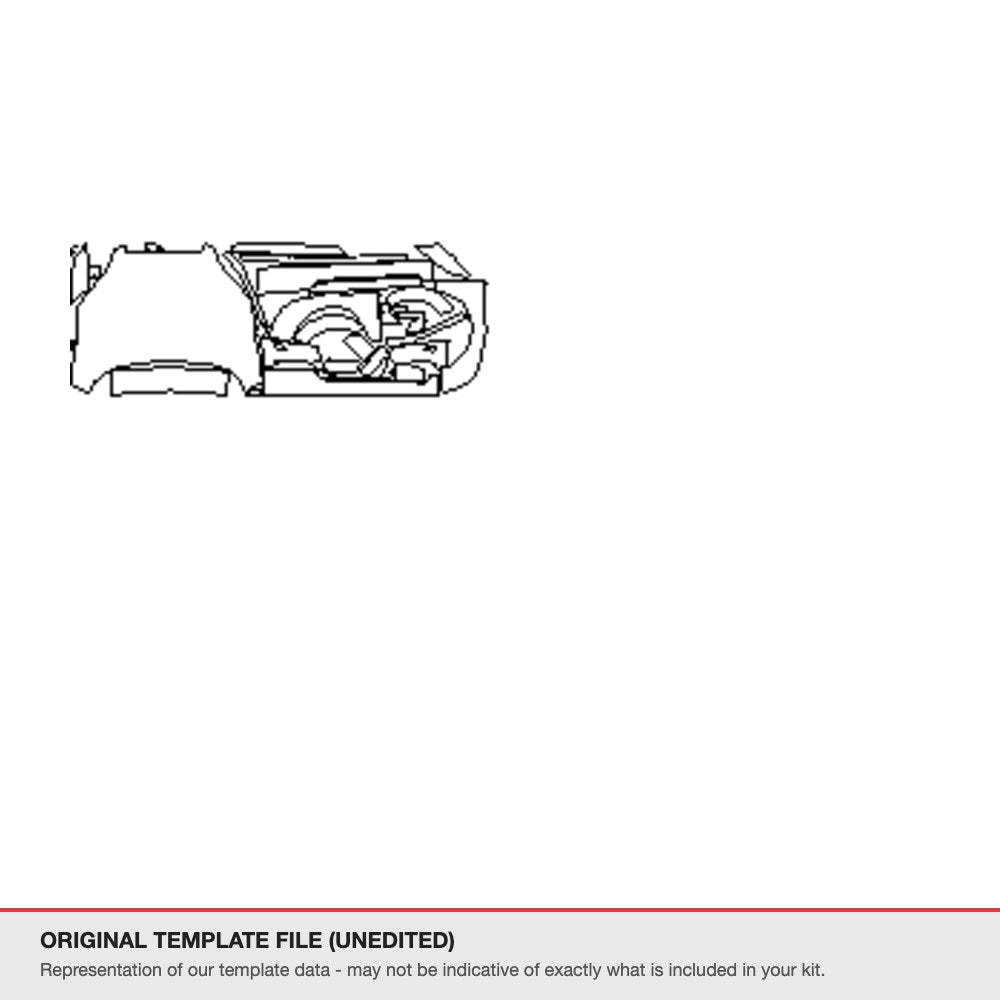 Audi TT Roadster 2010-2015 original template file