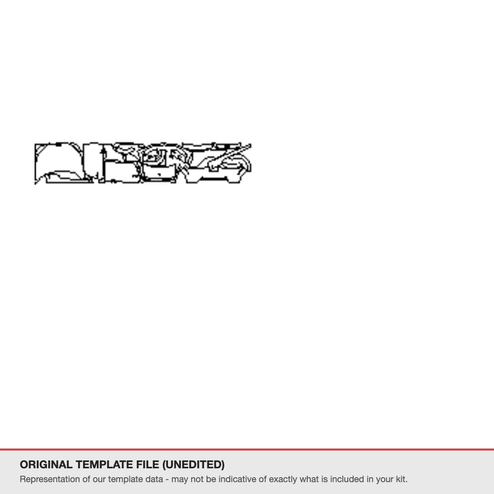 Audi TT Roadster 2016 original template file (template 2)