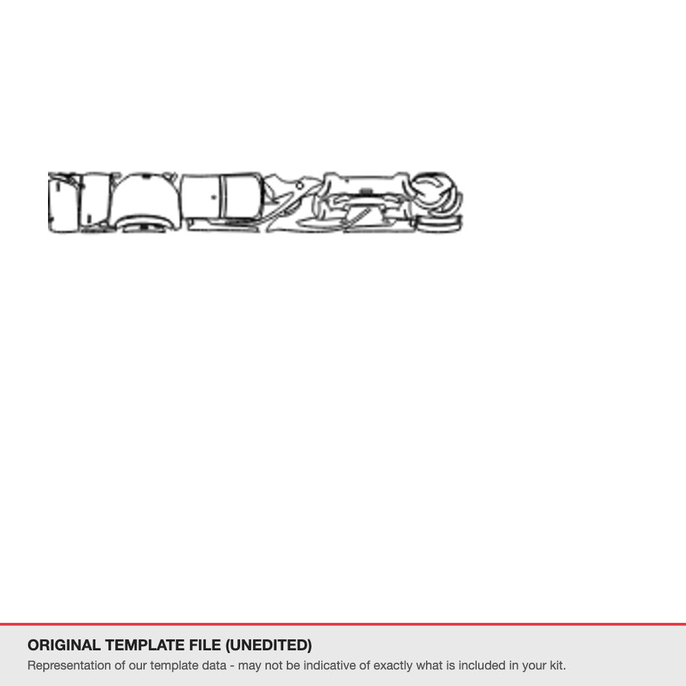 Audi TT Coupe 2016 original template file (template 1)