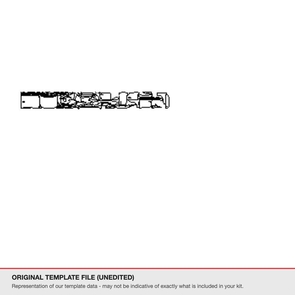 Audi A6 e-tron Sportback 2025+ original template file (template 1)