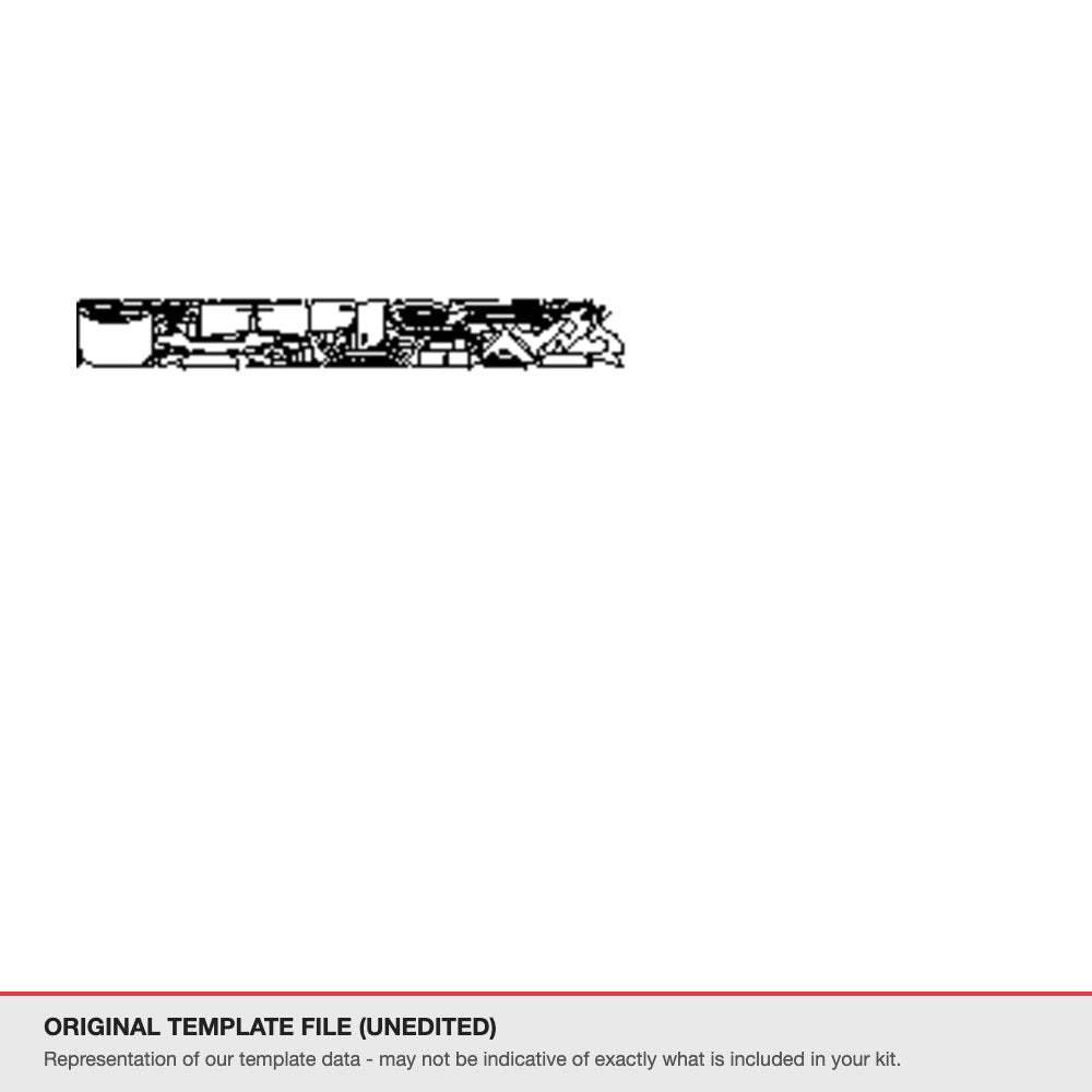 Audi A6 e-tron Avant 2025+ original template file (template 2)