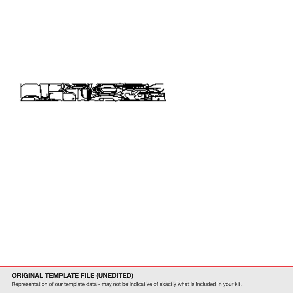 Audi A6 e-tron Avant 2025+ original template file (template 1)