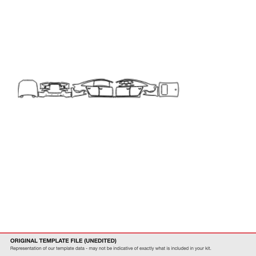 Audi A6 2016-2018 original template file