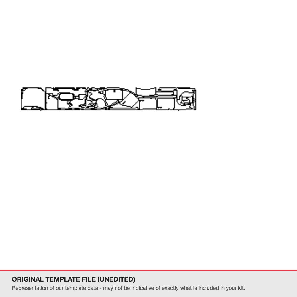 Audi A6 2024-2025 original template file (template 1)
