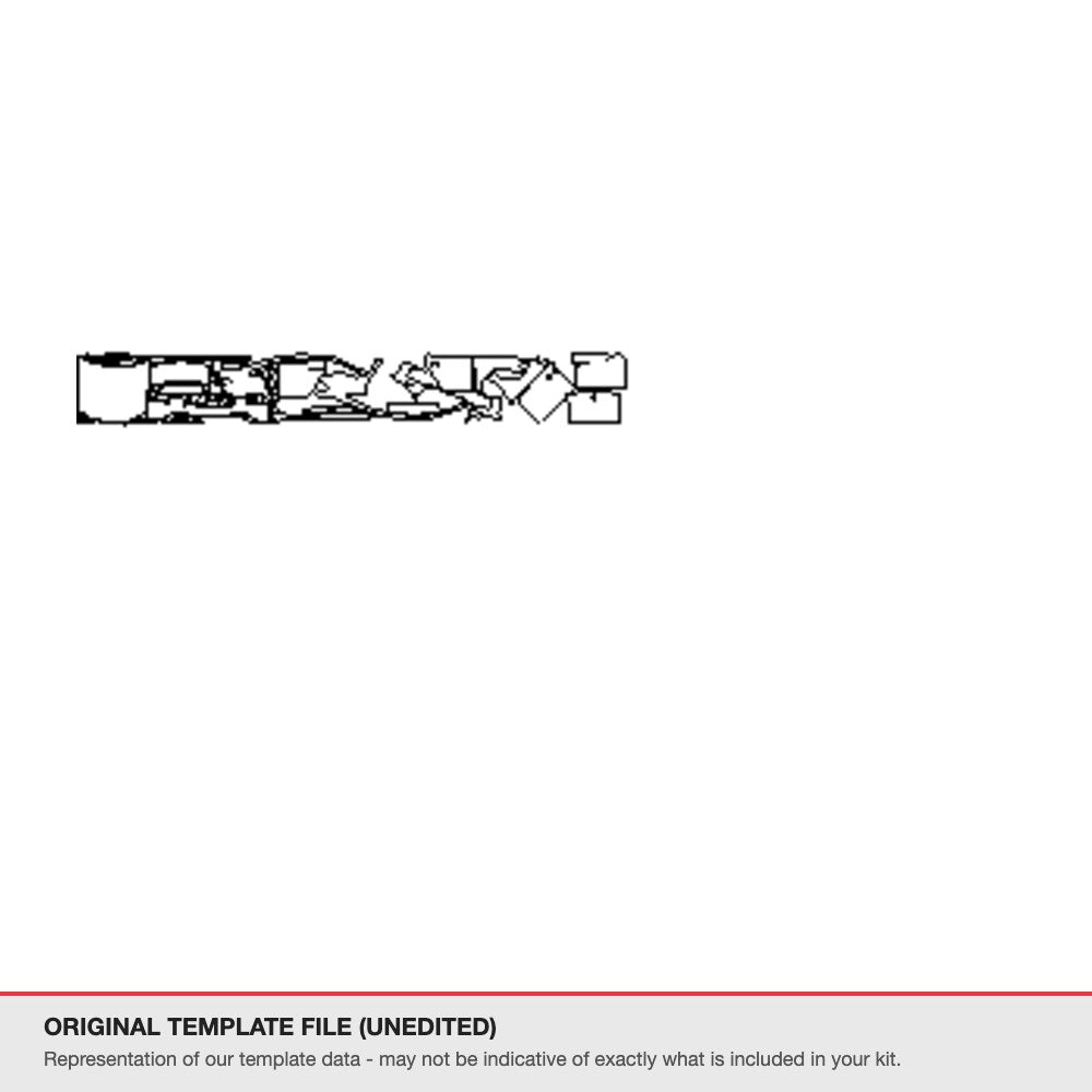 Audi A6 2024-2025 original template file (template 2)