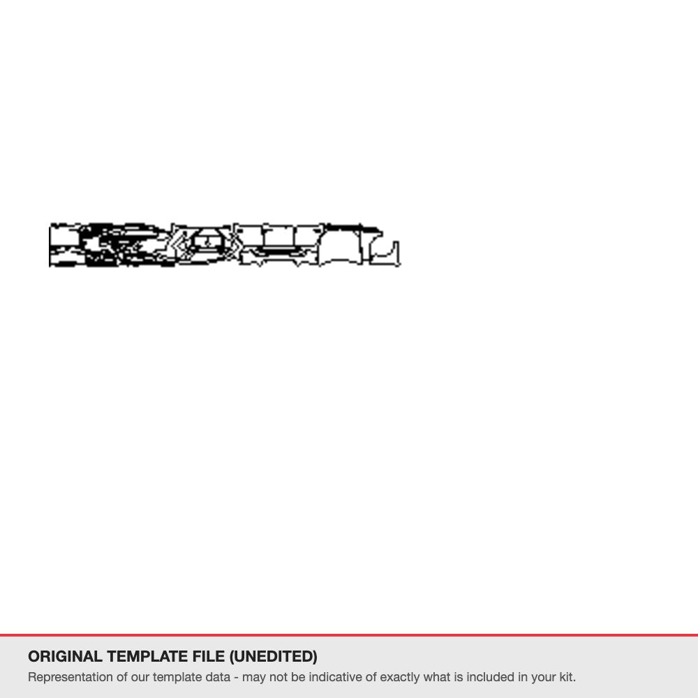 Audi A6 2026+ original template file (template 1)