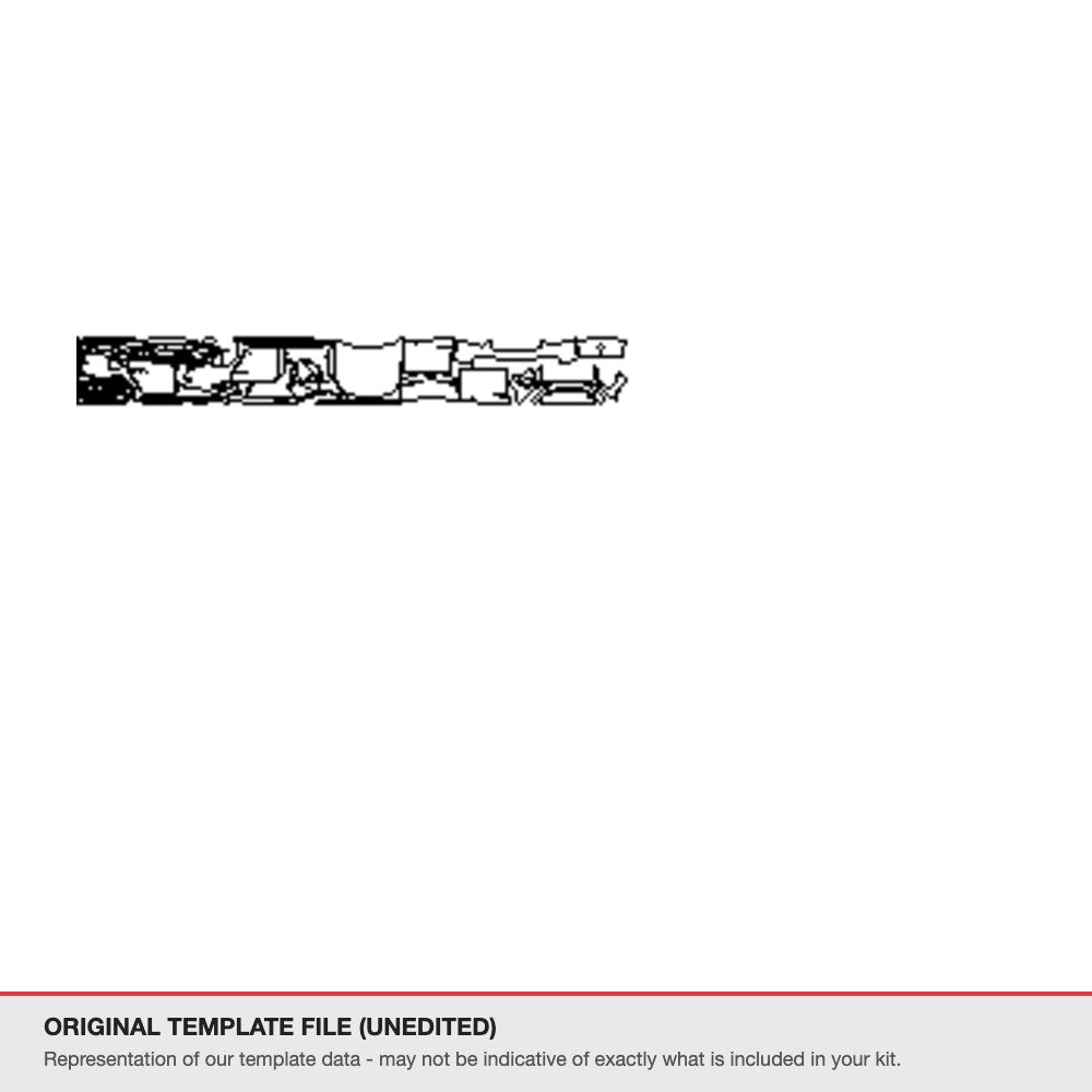 Audi A6 2026+ original template file (template 2)