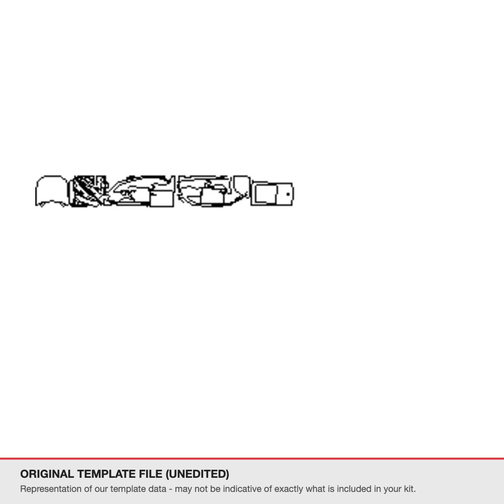 Audi A6 Allroad 2015-2017 original template file