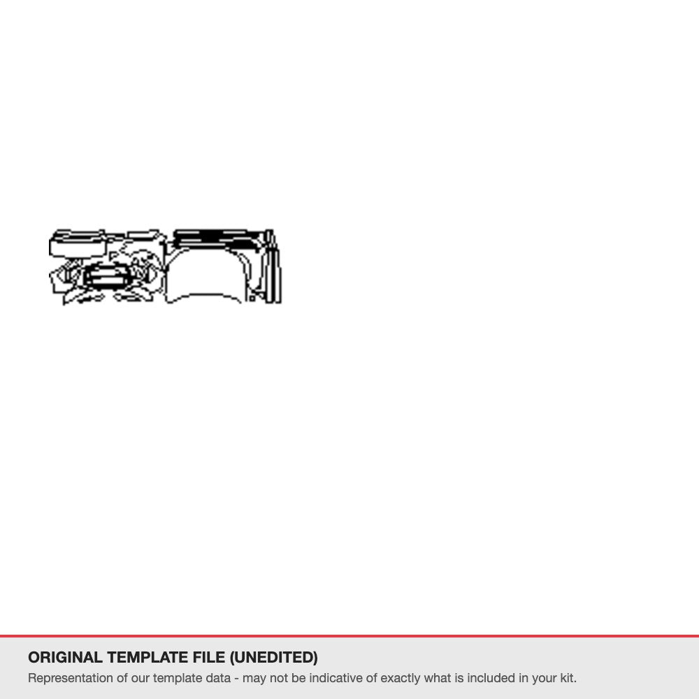 Audi A1 2019+ original template file