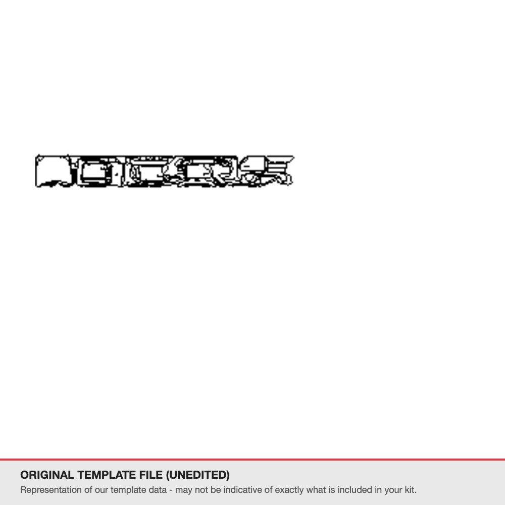Audi RS Q7 2025+ original template file