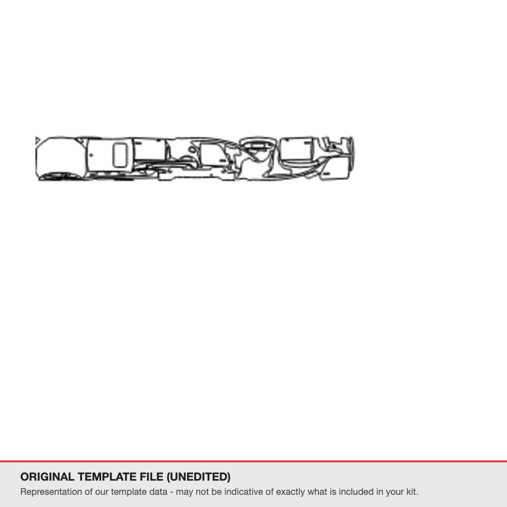 Audi A7 2012-2015 original template file (template 1)