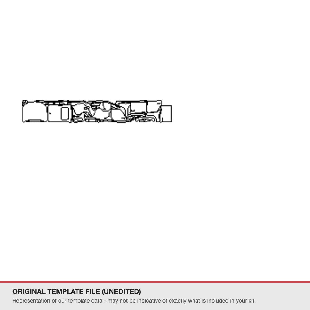 Audi A7 2012-2015 original template file (template 2)