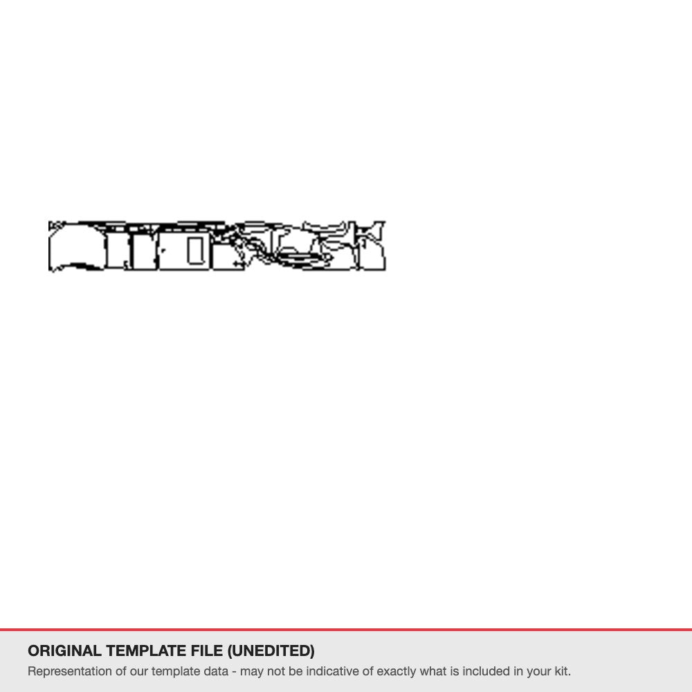 Audi A7 2016-2018 original template file (template 1)