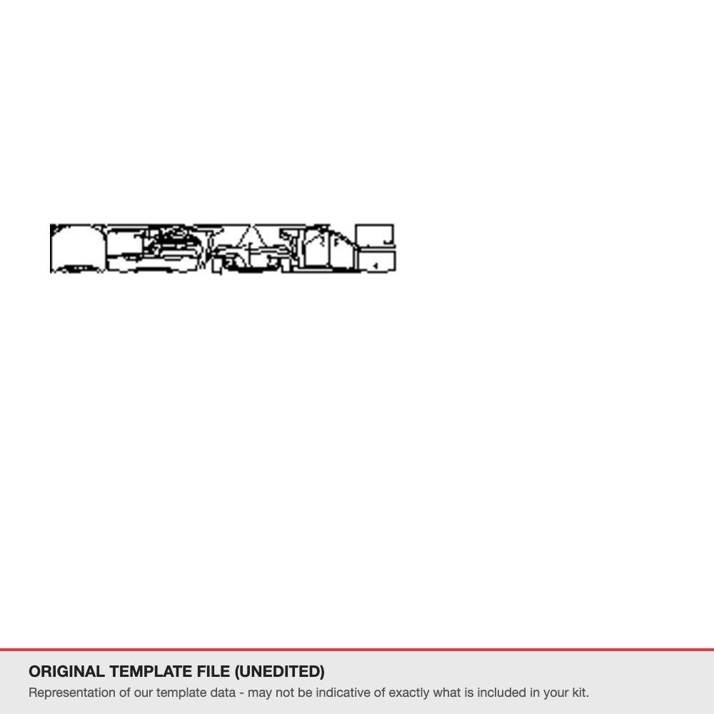 Audi A7 2019-2020 original template file (template 2)