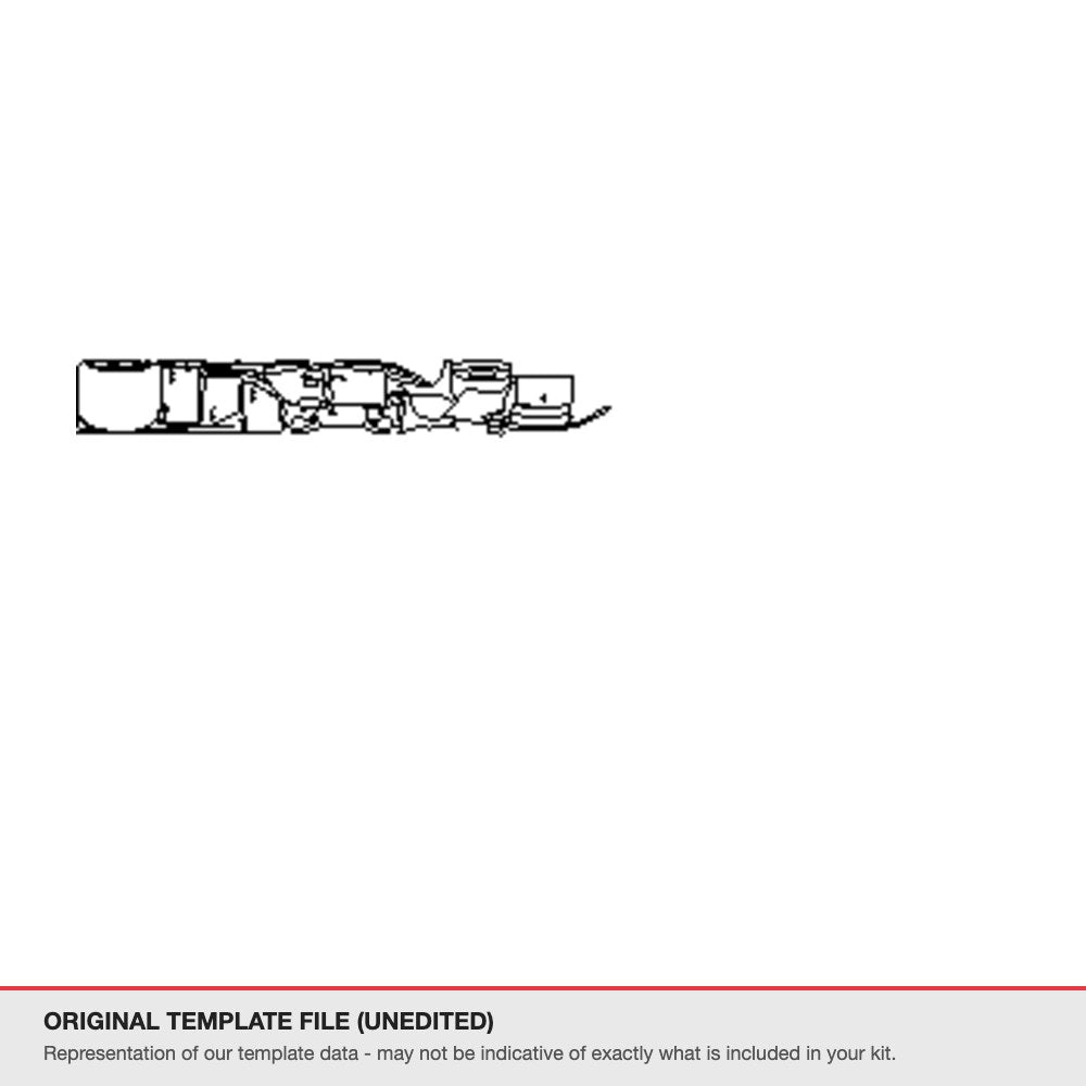 Audi A7 2019-2020 original template file (template 1)