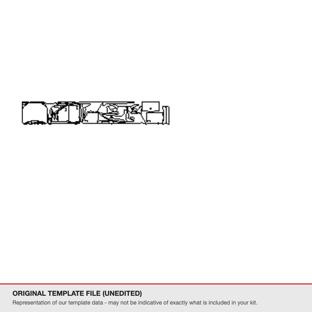 Audi A7 2021+ original template file (template 1)
