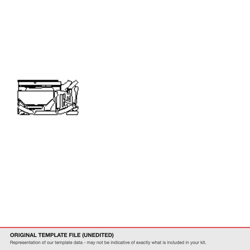 Audi A8 L 2010-2012 original template file
