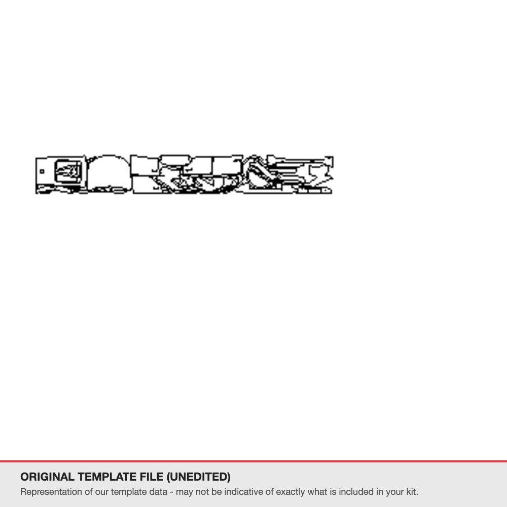 Audi e-tron 2019-2020 original template file