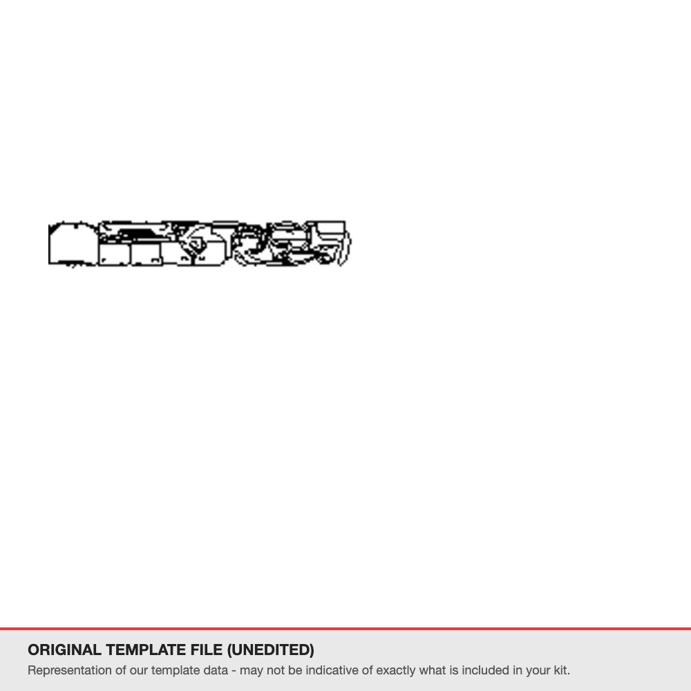 Mercedes-Benz AMG GLC SUV 2023+ original template file