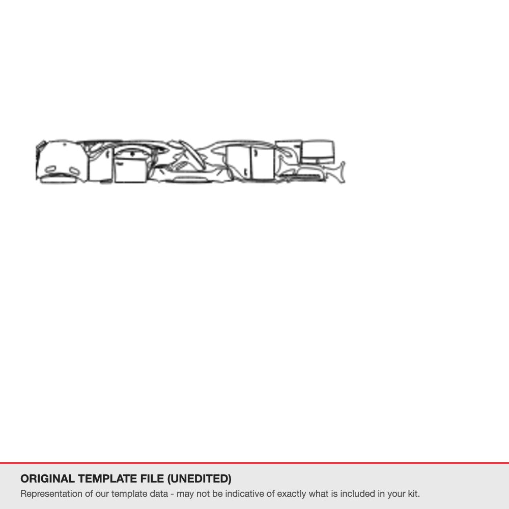 Mercedes-Benz AMG GLE Coupe 2015-2016 original template file