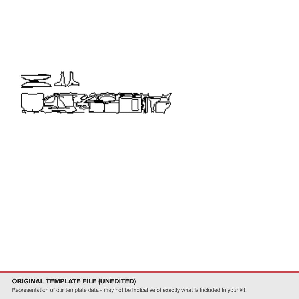 Mercedes-Benz AMG GLC Coupe 2020-2023 original template file
