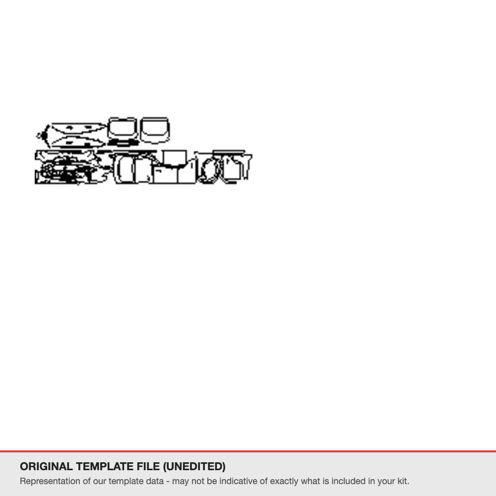Mercedes-Benz AMG GLC Coupe 2024+ original template file (template 2)