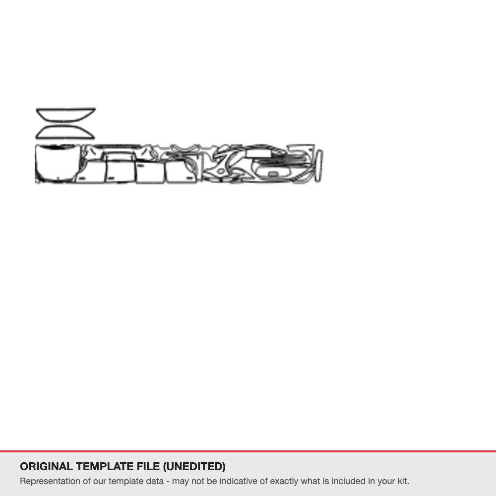 Mercedes-Benz AMG GLE SUV 2020-2023 original template file (template 1)