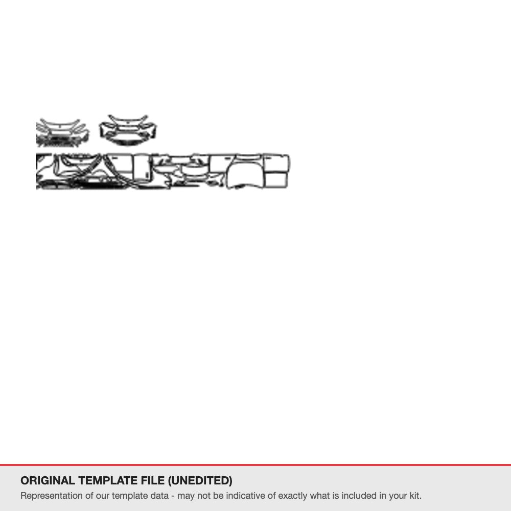 Mercedes-Benz AMG A-Class Sedan 2019 original template file (template 2)