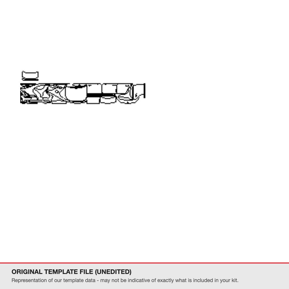 Mercedes-Benz AMG CLA 2020-2023 original template file (template 1)