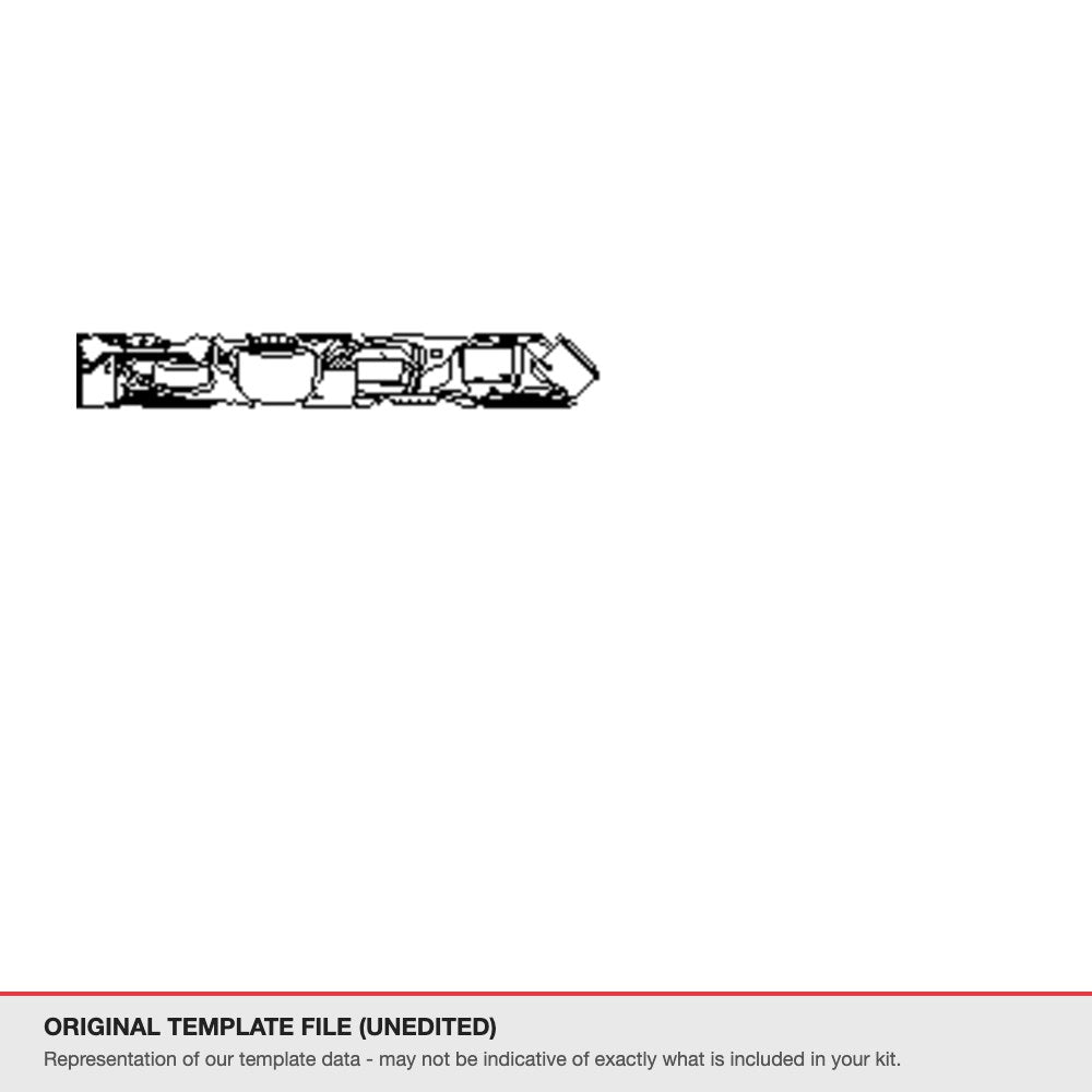 Mercedes-Benz AMG CLA 2020-2023 original template file (template 3)