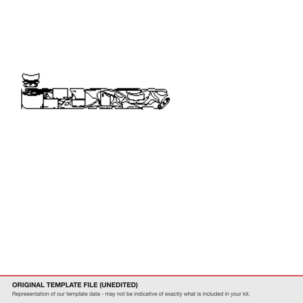 Mercedes-Benz AMG CLA 2024-2025 original template file (template 1)