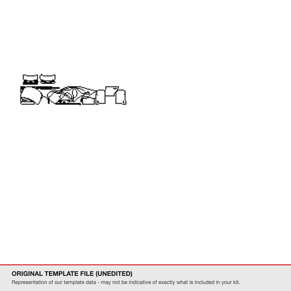 Mercedes-Benz AMG CLA 2024-2025 original template file (template 2)