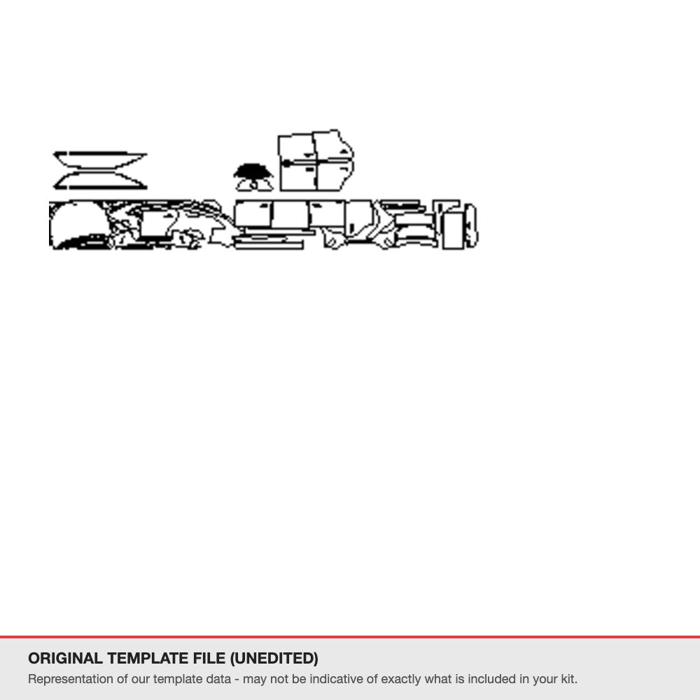 Mercedes-Benz EQE SUV 2023+ original template file (template 1)