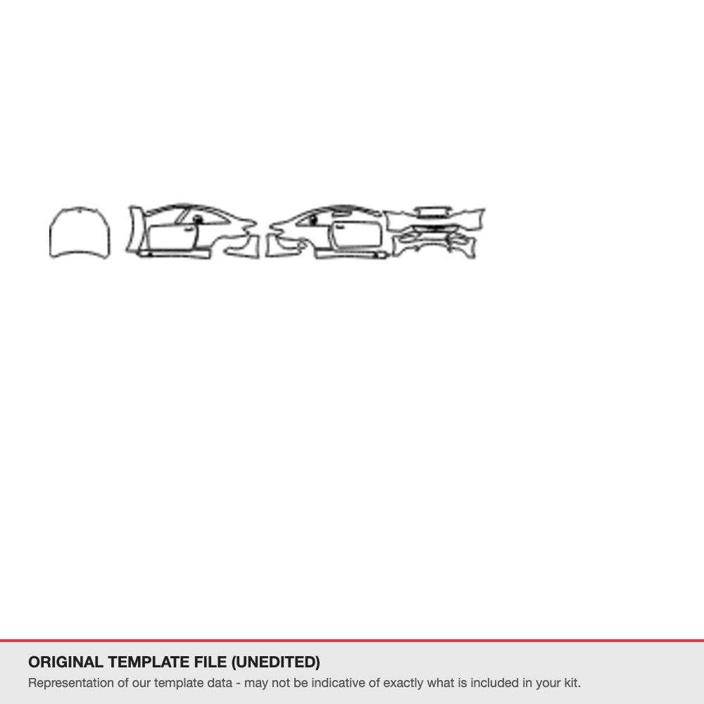 Mercedes-Benz E-Class Coupe 2015-2016 original template file (template 2)