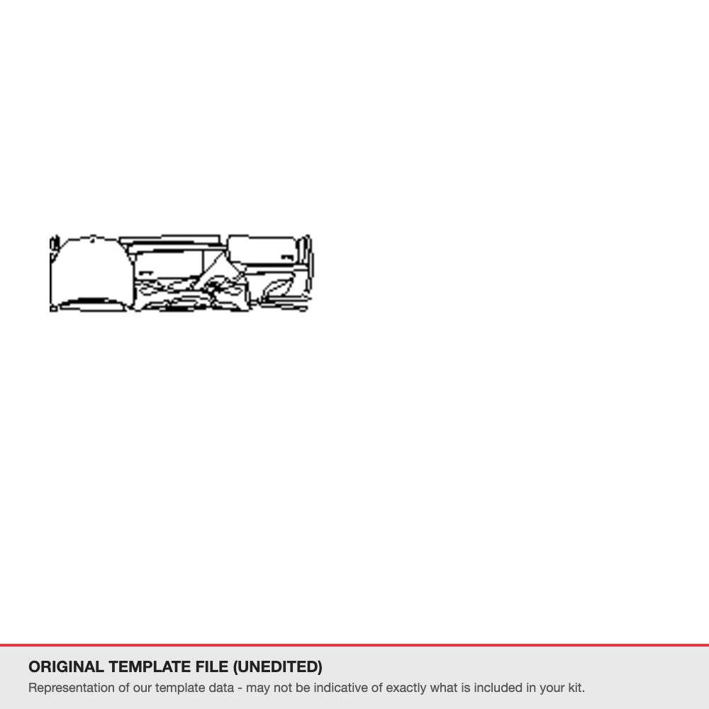 Mercedes-Benz E-Class Coupe 2015-2016 original template file (template 1)