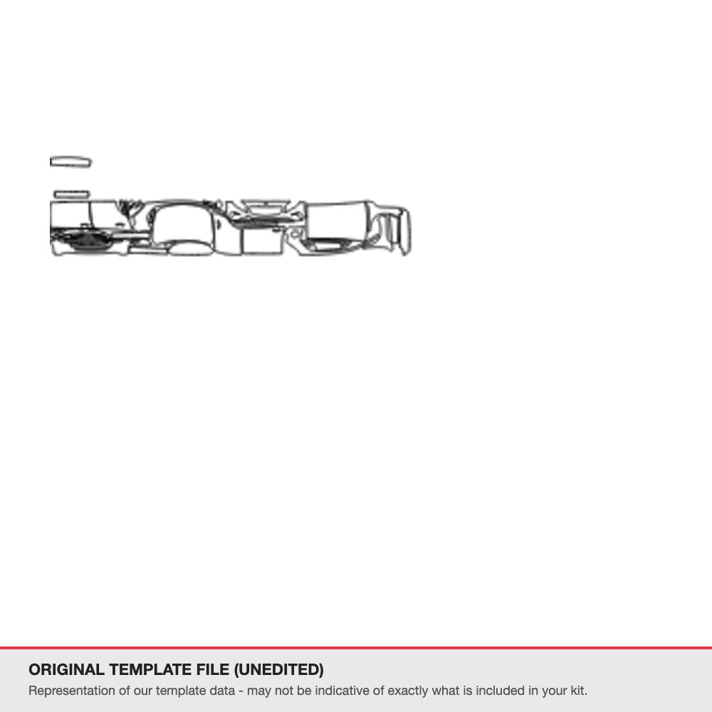 Mercedes-Benz GLA 2015-2016 original template file (template 1)
