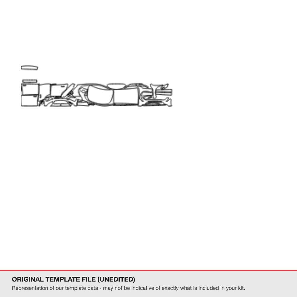 Mercedes-Benz GLA 2015-2016 original template file (template 2)