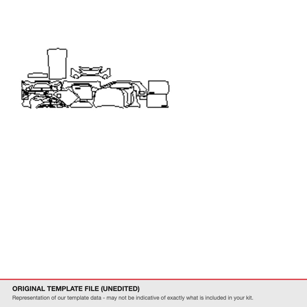 Mercedes-Benz GLA 2017-2019 original template file (template 1)