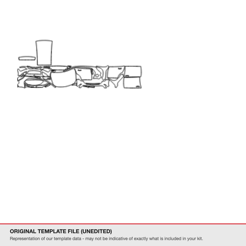 Mercedes-Benz GLA 2017-2019 original template file (template 2)