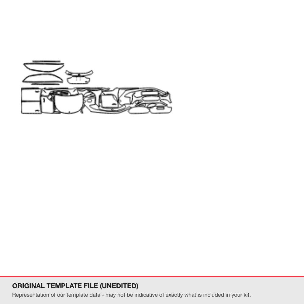 Mercedes-Benz GLA 2020-2023 original template file (template 2)